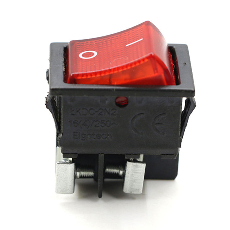 Lot De 5 Interrupteurs à Bascule DPST 2 Positions 4 Broches En