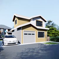 Quacent personnalisé nouvelles maisons préfabriquées populaires facile à installer à faible coût paquet plat conteneur Villas préfabriqué luxe minuscule maison