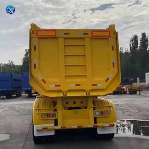 Semirremolque de Carga con Volquete para Transporte de Piedra, de 3/<span class=keywords><strong>4</strong></span>/5 <span class=keywords><strong>Ejes</strong></span>, 40, 60 y 70 Toneladas - Product Image 4