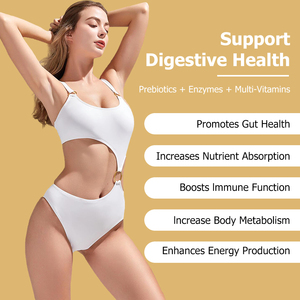 Compléments alimentaires naturels à base de plantes OEM ODM avec canneberge et vitamine C pour une meilleure absorption des nutriments, capsules de probiotiques - Product Image 6