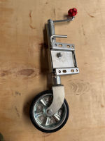Support de stabilisateur de roue de jockey à broche de traction supérieure pour camping-car