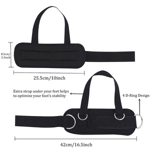 Poignets <span class=keywords><strong>de</strong></span> cheville rembourrés en néoprène Offre Spéciale sangles <span class=keywords><strong>de</strong></span> cheville réglables bande <span class=keywords><strong>de</strong></span> poignet pour Machines à câble accessoires <span class=keywords><strong>de</strong></span> Fitness d'entraînement - Product Image 4