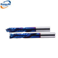 Recubrimientos y embalaje Soporte OEM/ODM 6mm Multi-Flauta Blue Composite End Mill Cutter Tamaños personalizados 6mm End Mill