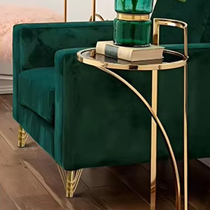 Pieds de meubles en métal Chengyouhui, pieds en fil d'acier doré 10121315, noir mat chromé, minimaliste, pour table basse, canapé, meuble TV - Product Image 3