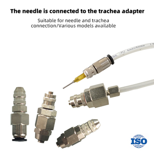 Adaptateur de connecteur d'aiguille de distribution de colle articulée Ruhr, adaptateur trachéal, adaptateurs en cuivre durables, connecteurs - Product Image 3