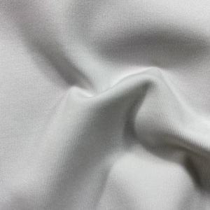 Vải Polyester Trắng Đục Một Màu Trắng Vải Bóng Rổ Bóng Đá <span class=keywords><strong>Micro</strong></span> 77% Poly 23% Spandex Để Thăng Hoa - Product Image 3