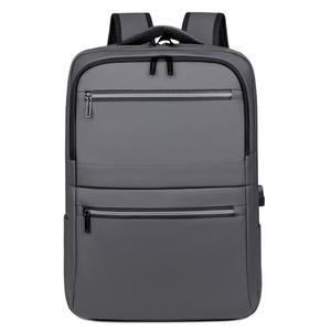 Large Capacity USB Computer <b>Backpack</b> for Men New <b>Business</b> Multi-Layer Design with Simple Style - Product Image 3