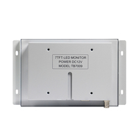 Écran tactile capacitif IPS 7 pouces 1024*600 Boîtier métallique TFT Cadre ouvert Moniteur LCD industriel intégré Couleur blanche