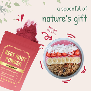 Rosebest Polvere di Succo di Barbabietola Rossa Biologica Certificata all'Ingrosso, Integratore Superfood per Aumentare l'Ossido Nitrico - Product Image 3