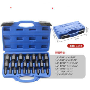 Set di 25 Pezzi <span class=keywords><strong>Estrattore</strong></span> <span class=keywords><strong>per</strong></span> <span class=keywords><strong>Viti</strong></span> Rotte, Teste <span class=keywords><strong>Spezzate</strong></span>, Filettature Danneggiate e Bulloni - Product Image 4