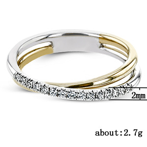 Anello di Diamanti F795 in Oro Bianco per Donna, Taglio Brillante Rotondo, Colore G Naturale, con Pietre Laterali - Product Image 5