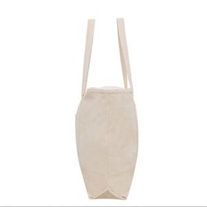 Bolsa de compras reutilizable de lona y algodón orgánico Opción al por mayor disponible - Product Image 3