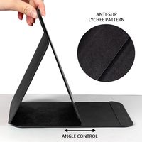 Table Portable Bureau Voyage Pu Cuir Miroir De Maquillage Pliant Bureau Compact Vanité Miroir Avec Support Réglable
