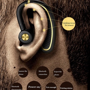 Auriculares Empresariales de Una Sola Oreja de 300 mAh con Cancelación de Ruido ENC, Resistentes al Agua IPX-4, Control Táctil, 20 Horas de Duración de la Batería, Diseñados para - Product Image 4