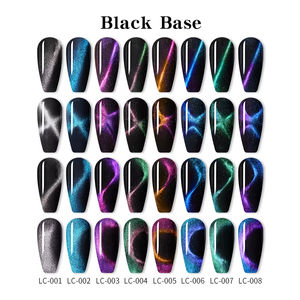 Vernis à ongles magnétique scintillant le plus populaire, gel <span class=keywords><strong>semi</strong></span>-<span class=keywords><strong>permanent</strong></span> effet arc-en-ciel, vernis à ongles gel 9D Galaxy Cat Eye - Product Image 4