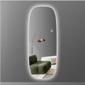 <span class=keywords><strong>Grand</strong></span> miroir LED mural moderne pleine longueur avec fonction étanche pour salle de bain, entrée et couloir - Product Image 3