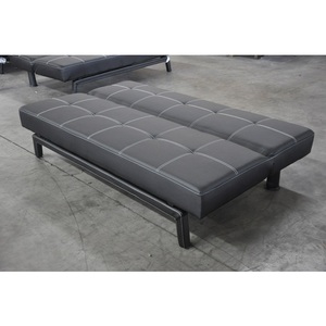 <span class=keywords><strong>Canapé</strong></span>-lit convertible de style moderne, simple, en cuir PU, pliable, meubles de salon pour s'asseoir et dormir, usage domestique - Product Image 4
