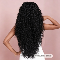 Perruque brésilienne Water Wave densité 250, 40 pouces, avec dentelle HD, sans colle, en cheveux humains, pour femmes noires