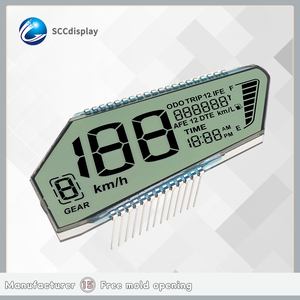 Không Tiêu Chuẩn Tùy Biến <span class=keywords><strong>7</strong></span> Đoạn Màn Hình <span class=keywords><strong>LCD</strong></span> Sjxdgw047 Chống Lóa Phân Khúc Màn Hình Thích Hợp Cho Xe Máy Bảng Điều Khiển Công Cụ - Product Image 5