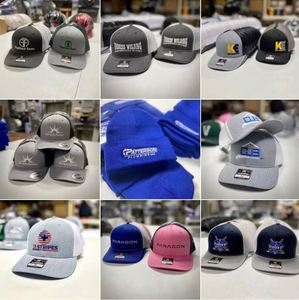 Sẵn sàng giao hàng, bán buôn mũ lưỡi trai Richardson 112 6 mảnh trơn, in logo tùy chỉnh, mũ snapback lưới chất lượng cao dành cho nam nữ - Product Image 2