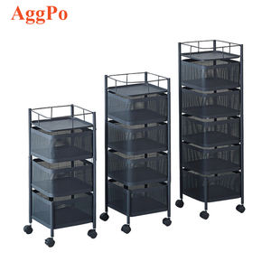 Cuencos para cestas <span class=keywords><strong>de</strong></span> frutas y verduras para cocina con tapa superior <span class=keywords><strong>de</strong></span> metal, organizador <span class=keywords><strong>de</strong></span> cestas <span class=keywords><strong>de</strong></span> alambre <span class=keywords><strong>de</strong></span> 5 niveles con <span class=keywords><strong>ruedas</strong></span> - Product Image 1