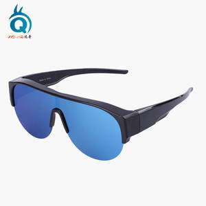 Lunettes de soleil unisexes XQHQ à demi-monture, monture en PC, verres TAC, protection solaire polarisée UV400, type 3, pare-soleil XT-188 - Product Image 3