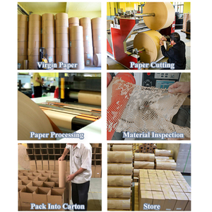 Giá cả cạnh tranh, 100% sinh học phân hủy, giấy gói đệm kraft, giấy gói tổ ong dạng cuộn - Product Image 6