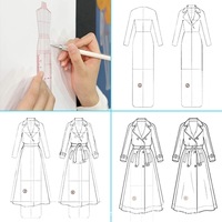 Règle de dessin de mode, règle de modèle d'illustration, règle esthétique scolaire, règle de conception de couture, outils de couture
