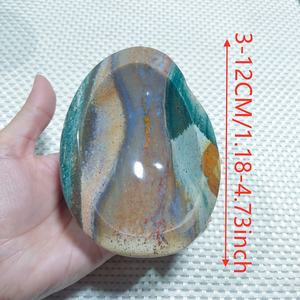 Cuenco de Cristal de Jaspe Oceánico Natural Colorido, Cuenco de Piedras Preciosas Hecho a Mano para Decoración del Hogar, Sanación Espiritual, Precio de Fábrica al por Mayor - Product Image 3