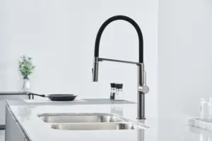 Mode Pull Down Sensor Sentuh Otomatis Kuningan Faucet Sink Faucet Tarik Keluar Keran Dapur