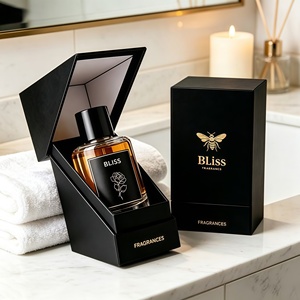 Caja <span class=keywords><strong>de</strong></span> Regalo Festiva con Cierre Magnético, Caja <span class=keywords><strong>de</strong></span> Perfume <span class=keywords><strong>de</strong></span> 30ml 50ml 100ml, Caja <span class=keywords><strong>de</strong></span> Embalaje Rígida <span class=keywords><strong>de</strong></span> Lujo con Forro <span class=keywords><strong>de</strong></span> Seda - Product Image 1