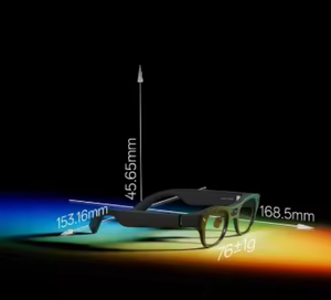 RayNeo X3 Pro Concept AI <strong>Glasses</strong> Real Wireless Infrared Binocular Full Color Display Optical Waveguide 43-inch Private Mold 3D - Product Image 3