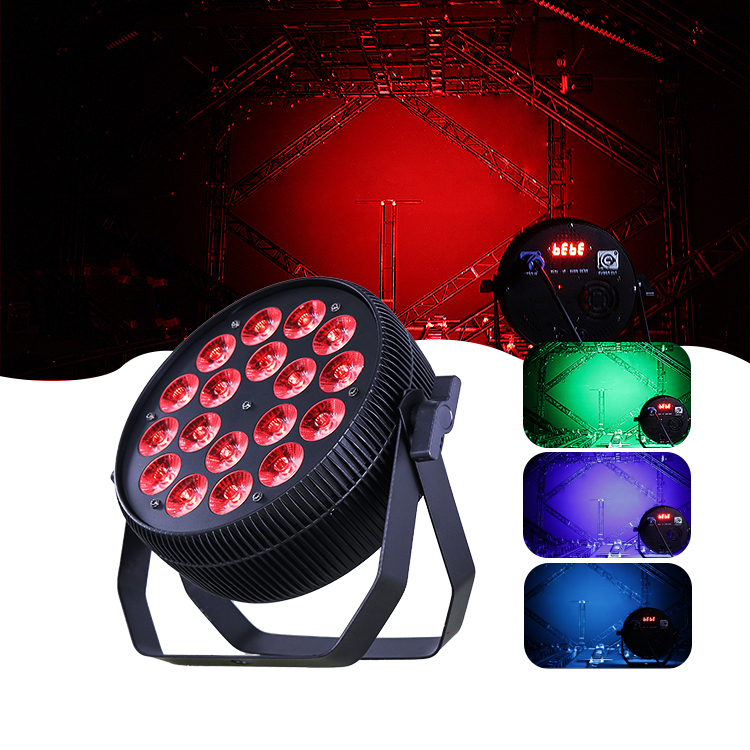 18*10w Dj disco stage party par lights price DMX512 4in1 RGBW mini led wash par light