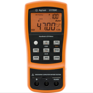เครื่องวัดบริดจ์แบบมือถือ Keysight U1733C/U1732C/U1731C/U1733P 100Hz/120Hz/1kHz/10kHz/100kHz 20,000 ค่าการวัด ความแม่นยำ 0.05% - Product Image 1