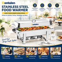 Chauffe-Plat Buffet en Acier Inoxydable – Réchaud Électrique ou à Combustible pour Hôtels, Mariages, Banquets et Traiteurs