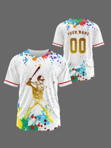 La maglietta a sublimazione personalizzabile MARKAKRALI abbraccia diversi stili sportivi con il Design del modello di stampa del Team mimetico - Product Image 4