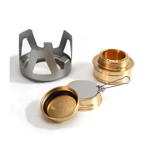 Personnalisation ODM OEM fabrication laiton aluminium acier inoxydable pièce métallique anodisée pour brûleur de cuisinière à alcool d'extérieur