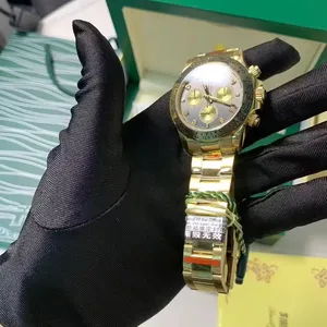 Toptan 5A üst temizlik fabrika lüks Rolexes tam otomatik mekanik iş izle 904L hassas çelik safir Lens