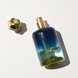 Botella de Perfume de Vidrio con Forma de Volcán, 50 ml, con Color Degradado y Tapa Metálica con Pulverizador, Logotipo Personalizado, Venta al Por Mayor - Product Image 5