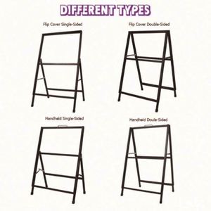 Letrero de Alta Calidad con Marco en A, Fácil Instalación, Exhibidor Tipo Bandera - Product Image 2