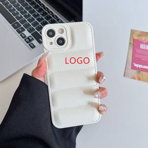 Funda Protectora para Teléfono Móvil Xiao, Diseño de Chaqueta Acolchada, para iPhone 15 Plus, 16 Pro Max, 17 Pro Max, TPU Congelado - Product Image 2