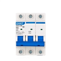 Disjoncteur miniature Chint NXB-63A courbe D, 400V 10kA, montage sur rail DIN, protection thermomagnétique