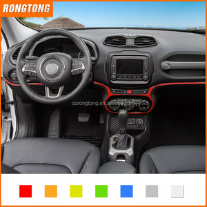 Moldura decorativa para salpicadero de coche, para <span class=keywords><strong>Jeep</strong></span> <span class=keywords><strong>Renegade</strong></span>, 4 unidades - Product Image 3