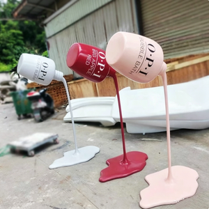 Scultura Gigante Personalizzata in Fibra di Vetro a Forma di Smalto per Saloni di Bellezza, Espositori <span class=keywords><strong>3D</strong></span> Portatili per Smalti, Grandi Decorazioni per Attirare Clienti - Product Image 6