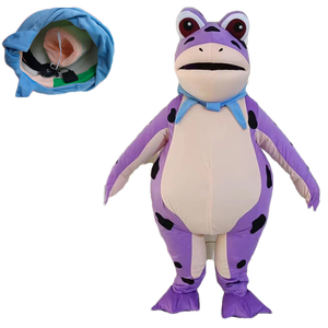 Le populaire costume de grenouille <span class=keywords><strong>gonflable</strong></span> amusant, inspiré des dessins animés, dans lequel les personnes peuvent entrer - Product Image 3