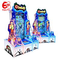 Máquina recreativa de escalada interior para 2 jugadores, operada con monedas, con sistema de tirar de cuerda y premio de tickets, directo de fábrica, para centros comerciales y FEC, personalizable