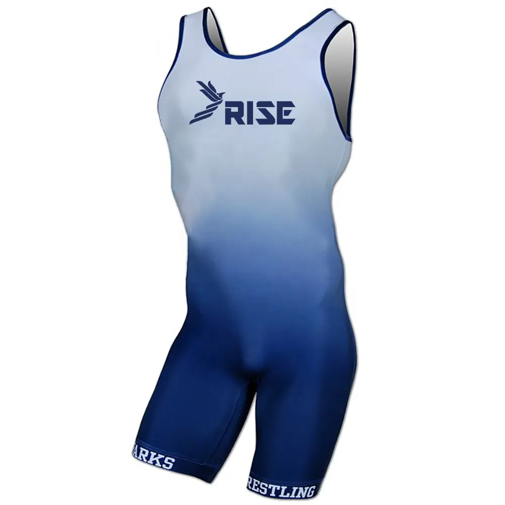 USA wrestling レスリング シングレット S MEN'S BLUE USA