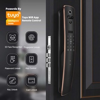 Serrure de porte intelligente TIMMY avec reconnaissance faciale 3D, empreinte digitale, carte RFID et application Tuya pour la sécurité des entrées