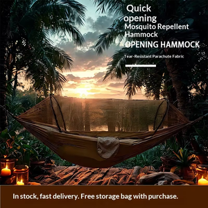 Hamac <span class=keywords><strong>moustiquaire</strong></span> portable pour camping en plein air, avec tissu double couche épais anti-coupures, pour <span class=keywords><strong>terrasse</strong></span> et usage domestique - Product Image 2