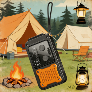 <span class=keywords><strong>Radio</strong></span> d'urgence IBN 2026, <span class=keywords><strong>radio</strong></span> <span class=keywords><strong>portable</strong></span> multifonctionnelle à manivelle pour situations d'urgence en extérieur, toutes bandes - Product Image 2